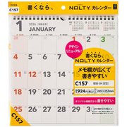 2026年1月始まり NOLTY(ノルティ) カレンダー壁掛(B4変型) 2026-C157