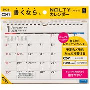2026年1月始まり NOLTY(ノルティ) カレンダー卓上(A5横) 2026-C241