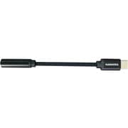 USB-C Φ3.5mm オーディオ変換アダプタ ブラック NTYPECAD01BK