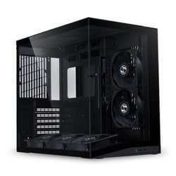 コンパクトデュアルチャンバー構造ケース ブラック O11D MINI V2 FLOW BK