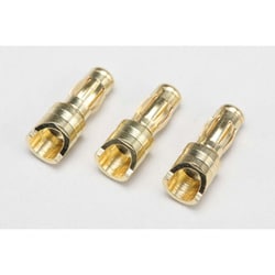 RP-112 ブラシレスモーター用 バナナ オス コネクター 3個入 φ3.5 [ラジコン用パーツ]