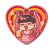 SYNC-OSMT2HKB-MA おそ松さん ハート型缶バッジ 第2弾 おそ松
