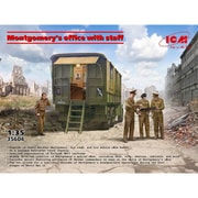 ICM35604 1/35 モントゴメリー将軍用執務車 w/スタッフ [組立式プラスチックモデル]