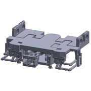 JC7264 Nゲージ 補修用パーツ 密連形TNカプラー（SP・黒） [鉄道模型用パーツ]