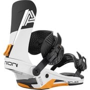 アトラス スノーボード バインディング WHITE/ORANGE Mサイズ