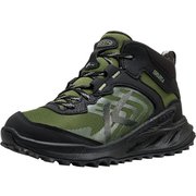 ザイオニックミッドウォータープルーフ キッズ トレッキングシューズ Black/Bronze Green US2(21cm) 1031138