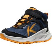 ザイオニックミッドウォータープルーフ キッズ トレッキングシューズ Naval Academy/Bright Marigold US12(18.5cm) 1031249