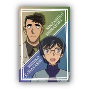 名探偵コナン スクエア型 缶バッジ Vol. 4 白鳥任三郎＆小林澄子