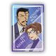 名探偵コナン スクエア型 缶バッジ Vol. 4 毛利小五郎＆妃英理