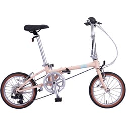 折りたたみ自転車 Boardwalk16（ボードウォーク16） 16インチ 7段変速 Pink Puff HAC681