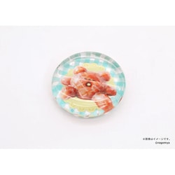 なごみ屋の世界 ガラスのお箸置き うさぎのドーナツ しゃりりシュガー