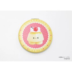 なごみ屋の世界 コンパクトミラー クリームみみのプリンちゃん カスタードプリン