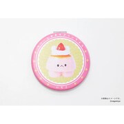 なごみ屋の世界 コンパクトミラー クリームみみのプリンちゃん いちごプリン