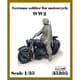 AR35105 1/35 WWII ドイツ 停車中の冬季装備オートバイ兵 [組立式プラスチックモデル]