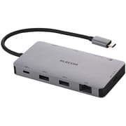 USB Type-C ドッキングステーション 9-in-1 4K HDMI LAN SD PD充電 シルバー DST-090BP1SV