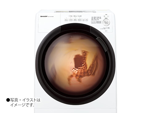 取付無料！高性能SHARP熱乾燥搭載！ジャストサイズドラム7kg洗濯機！冷蔵庫 ヨドバシ.com - シャープ SHARP ドラム式洗濯乾燥機 洗濯7kg