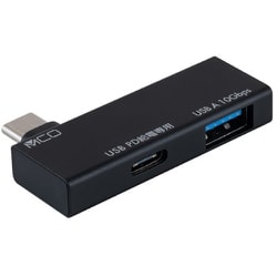 USB Type-Cホストアダプタ 10Gbps（USB3.2Gen2）/USB PD 100W充電対応 USB-A ブラック SAD-CH06PBK
