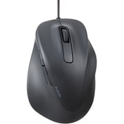 有線マウス 静音 抗菌 5ボタン Lサイズ 医師監修 EX-G ブラック M-XGL30UBSKCBK
