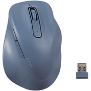 ワイヤレスマウス 無線 2.4GHz 静音 抗菌 5ボタン Mサイズ 医師監修 EX-G ブルー M-XGM30DBSKCBU