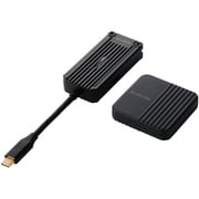USB Type-C ワイヤレスHDMI 送受信機セット 1080p/30m転送 無線化 アプリ不要 簡単接続 テレビ/PC/スマホ対応 ブラック DH-CW4K110BK