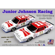 JJMC1984N 1/24 ジュニア・ジョンソンレーシング #11 ダレル・ウォルトリップ/#12 ニール・ボネット バドワイザー シボレー モンテカルロ 1984 ナッシュビル [組立式プラスチックモデル]