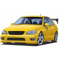 ID335 1/24 アルテッツァ RS200 GT・Wウィング付き [組立式プラスチックモデル]