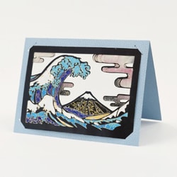 艶やか切り絵　富士山 [クラフトトイ]