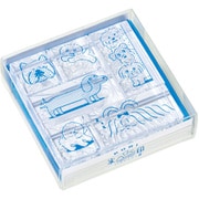 透明スタンプ「氷印」セット 6個セット イヌセット CLSSA-002