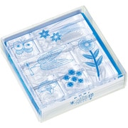 透明スタンプ「氷印」セット 6個セット ヒカリセット CLSSA-004