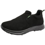 メンズ レディース 撥水 スリップオン シューズ GMOOD ジームード スリッポン ウォーキング スニーカー ブラック 24.5cm gm-402-black-245
