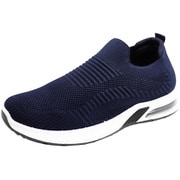 メンズ レディース 撥水 スリップオン ニットシューズ GMOOD ジームード スリッポン スニーカー ネイビー 23.5cm gm-401-navy-235
