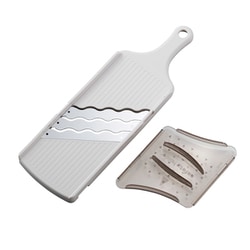 3枚刃スライサー 安全ホルダー付 薄切り 千切り 時短 G032