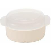 点心工房 電子レンジ調理器 約幅18.5cm×奥行13.5cm×高さ9.2cm アイボリー KR-6603