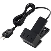 USB急速充電器 USB PD（パワーデリバリー）対応 67W USB-C×2/USB-A×1 一体型ケーブル（2m） PD-PPS対応 クリップ式固定 折りたたみ式プラグ GaNII Plus採用 PSE適合 ブラック MPA-AC11867BK