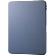 iPad Air 11インチ(M3/M2)/10.9インチ(第5/4世代)用 ケース マグネット着脱フラップ カバー 360度回転 Apple Pencil収納 2段階スタンド オートスリープ機能 背面クリア ブルーグレー TB-A25MMG360BG