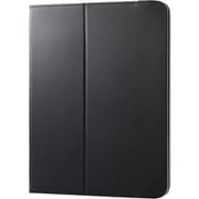 iPad Air 11インチ(M3/M2)/10.9インチ(第5/4世代)用 ケース ベルト付きフラップ カバー Apple Pencil収納 2アングル スタンド 耐衝撃 ブラック TB-A25MPLF2BK