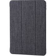 iPad Air 11インチ(M3/M2)/10.9インチ(第5/4世代)用 ケース マグネット式ファブリックフラップ カバー 2アングル スタンド オートスリープ機能 背面クリア ブラック TB-A25MWVCBK