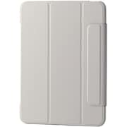 iPad Air 11インチ(M3/M2)/10.9インチ(第5/4世代)用 ケース マグネット式フラップ カバー 2アングル スタンド オートスリープ機能 背面クリア グレージュ TB-A25MWVFCGB