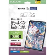 iPad 11インチ(A16)/10.9インチ(第10世代)用 ガラスフィルム ケント紙 紙のような描き心地 アンチグレア 貼り付けツール付 指紋防止 飛散防止 気泡防止 反射防止 マット TB-A25RFLGAPLL