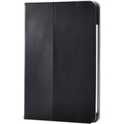 iPad 11インチ(A16)/10.9インチ(第10世代)用 ケース ベルト付きフラップ カバー Apple Pencil収納 2アングル スタンド 耐衝撃 ブラック TB-A25RPLF2BK