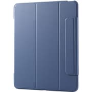 iPad Air 13インチ（M3/M2）用 ケース マグネット式フラップ カバー 2アングル スタンド オートスリープ機能 背面クリア ブルーグレー TB-A25XWVFCBG