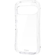 Google Pixel 10/10 Pro用 ケース ハイブリッド カバー 衝撃吸収 カメラ周り保護 ワイヤレス充電可 ストラップホール付 ストラップホールシート付 Grippy クリア PM-P252GRPACR