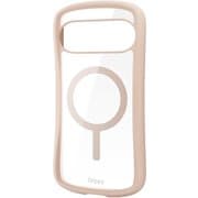 Google Pixel 10/10 Pro用 ケース ハイブリッド カバー 衝撃吸収 カメラ周り保護 磁気装着ワイヤレス充電対応 ストラップホール付 ストラップホールシート付 フレームカラー Grippy ベージュ PM-P252GRPFMBE