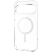 Google Pixel 10/10 Pro用 ケース ハイブリッド カバー 衝撃吸収 カメラレンズ保護設計 磁気装着ワイヤレス充電対応 クリア PM-P252MAG02CR