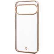 Google Pixel 10/10 Pro用 ケース ソフト カバー 衝撃吸収 カメラレンズ保護設計 ワイヤレス充電可 メタリックデザイン 極み設計 ゴールド PM-P252UCTMGD