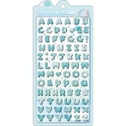 91300 [ボンボンドロップシール もじもじボンボン アルファベット ミントグリーン]