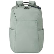 MLS943-ASGR [Hutte ラウンド バックパック ポーチ付き 15インチ ノートPC 収納可能 収納 たっぷり 撥水 軽量 ビジネス ・ 旅行にもおすすめ リュック キャリーオン もできる 数量限定 アッシュグリーン]