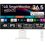 液晶モニター/LG Smart Monitor/36.5型/4K（3840×2160）/IPSパネル/アンチグレア/HDR対応/HDMI×2 USB-C×1/スピーカー内蔵/webOS搭載 37U730SA-W