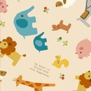 包装紙 ハッピーアニマル TH044