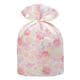ポライト巾着バッグ グリタリングフラワー ピンク 400 TD024